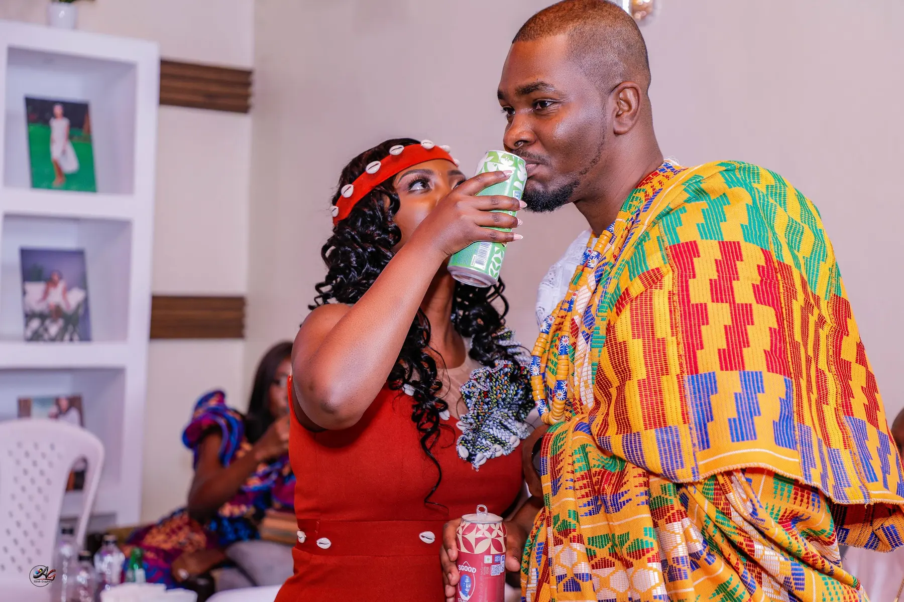 Traditional ceremony moment