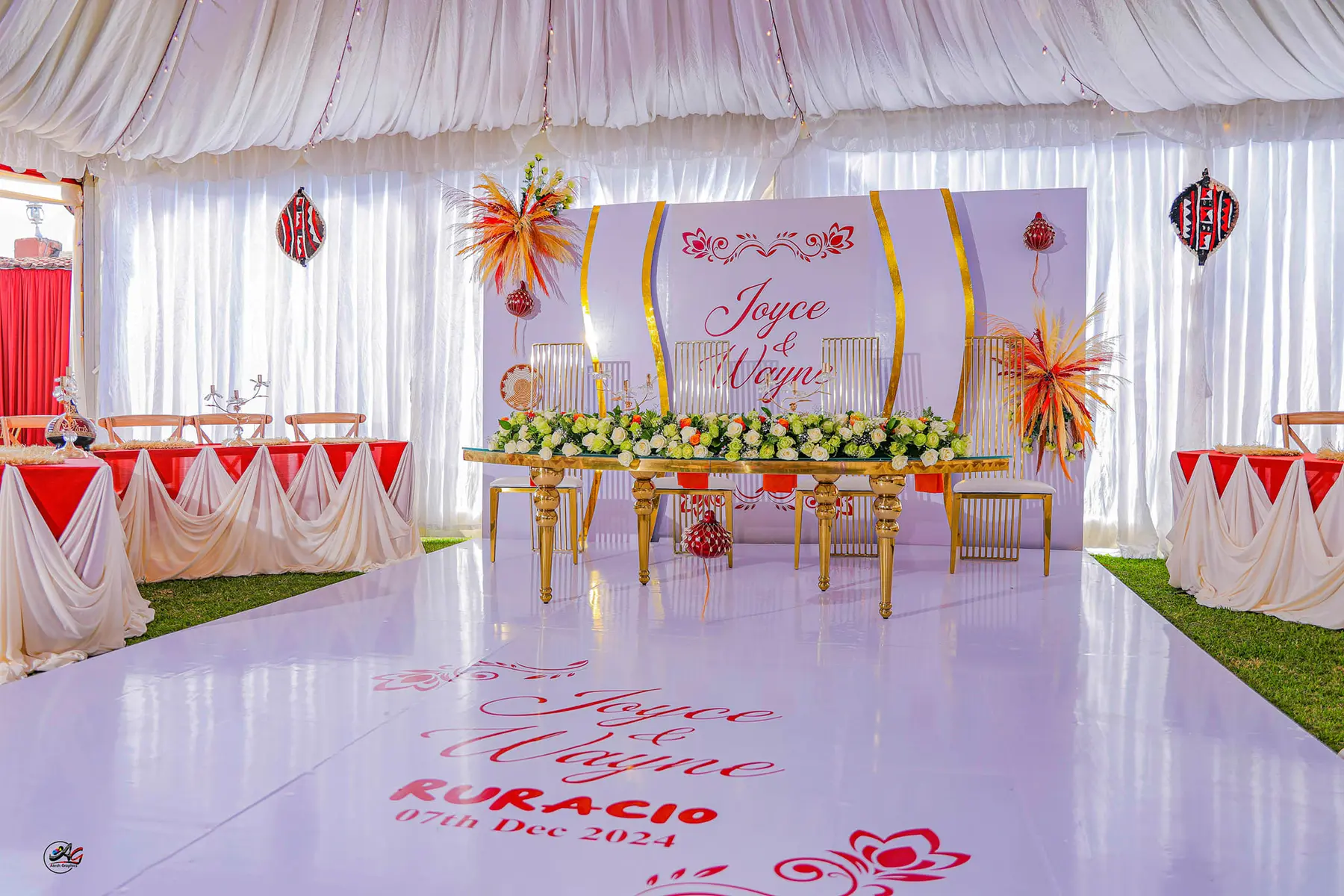 Traditional ceremony reception